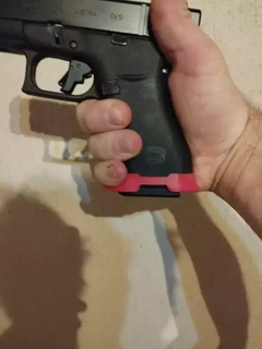 glock 43x magwell 192 17 19 pistole armi fuoco p80 impugnature handstop ar15 g26 fmda pistola presa disegni 3d print model - Mito3D