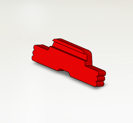 glock 44 deslizar fechadura alavanca 3d print model - Mito3D