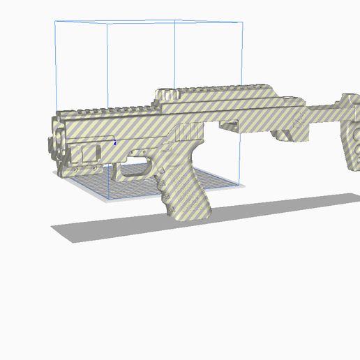 glock airsoft taktik takım tüfek pdw mikro Roni 3D print model - Mito3D