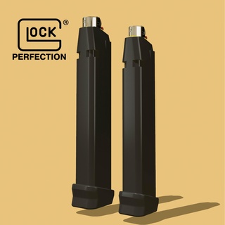 glock extendo bic lighter cover extended magazine & mini 19 17 26 9mm mag glonk gun glizzy 3d print model - Mito3D