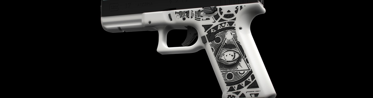 glock fmda 172 remixar Illuminati 17 armas fogo gatilhos apertos revistas rifle parada mão speedloader estendido liberação 3d print model - Mito3D