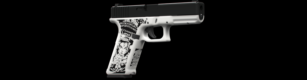 glock fmda 172 remixar Lilith 17 armas fogo gatilhos apertos revistas rifle parada mão speedloader estendido liberação 3d print model - Mito3D