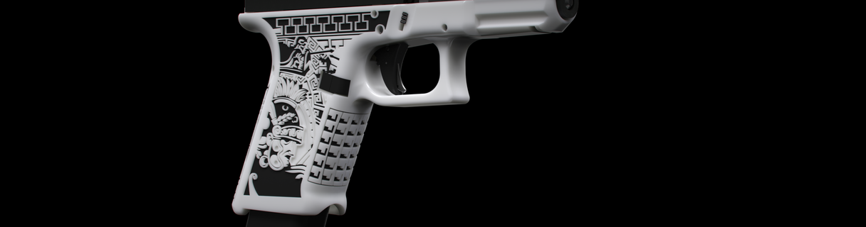 glock fmda 192 remix - grekko-roman gun 17 guns firearms triggers grips magazines rifle handstop speedloader extended release 3d print model - Mito3D
