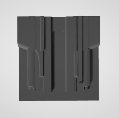 glock g19 olight baldr mini kydex étui moule outils vide molde vacuo holsters cuir divisé divisé 3d print model - Mito3D