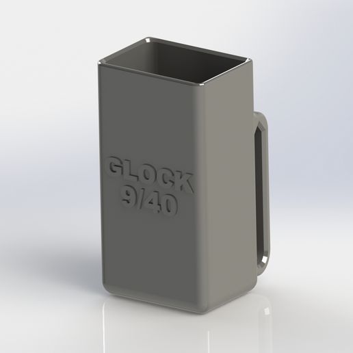 glock mag sacchetto 9 40 attrezzo rivista fondina 17 19 nascosto trasportare 3D print model - Mito3D