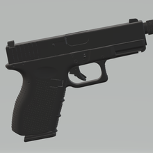 glock pistolet 3d print model - Mito3D