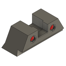 glock retaguarda vistas 3d print model - Mito3D