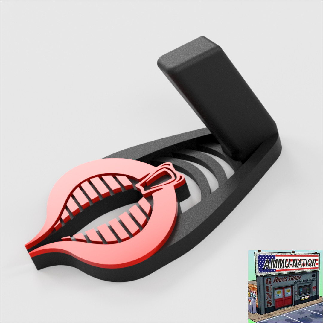 glock In piedi cobra stand esposizione gi Joe 3D print model - Mito3D