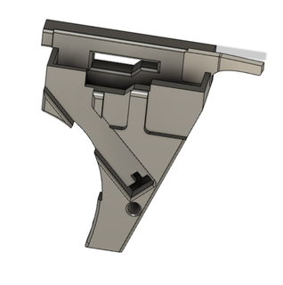 glock desencadenar mech alojamiento 3d print model - Mito3D