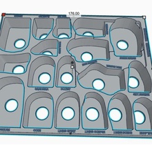 gloomhaven - boîte de monstres fra pl jeu des jeux société jouet organisateur plateau 3d print model - Mito3D