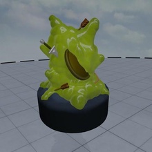 gloomhaven monster ooze game blob pudding slime toy accessories 3d print model - Mito3D