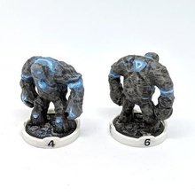 gloomhaven monstro golem de pedra remix jogo miniatura brinquedo acessórios 3d print model - Mito3D