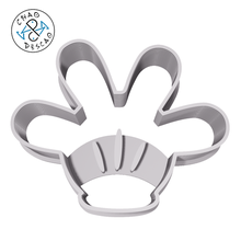 glove - mickey mouse disney cookie cutter fondant polymer clay gadget shoe head pants pastry birthday baking 3d print model - Mito3D