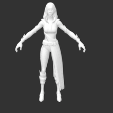 brilho fortnite jogo jogar legal mulheres a figura pele 3d print model - Mito3D