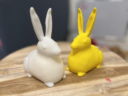 glowing -easter bunny - led light easterxcults easterbunny easter rabbit toy seasonal kids gift cute decoration 3d print model - Mito3D