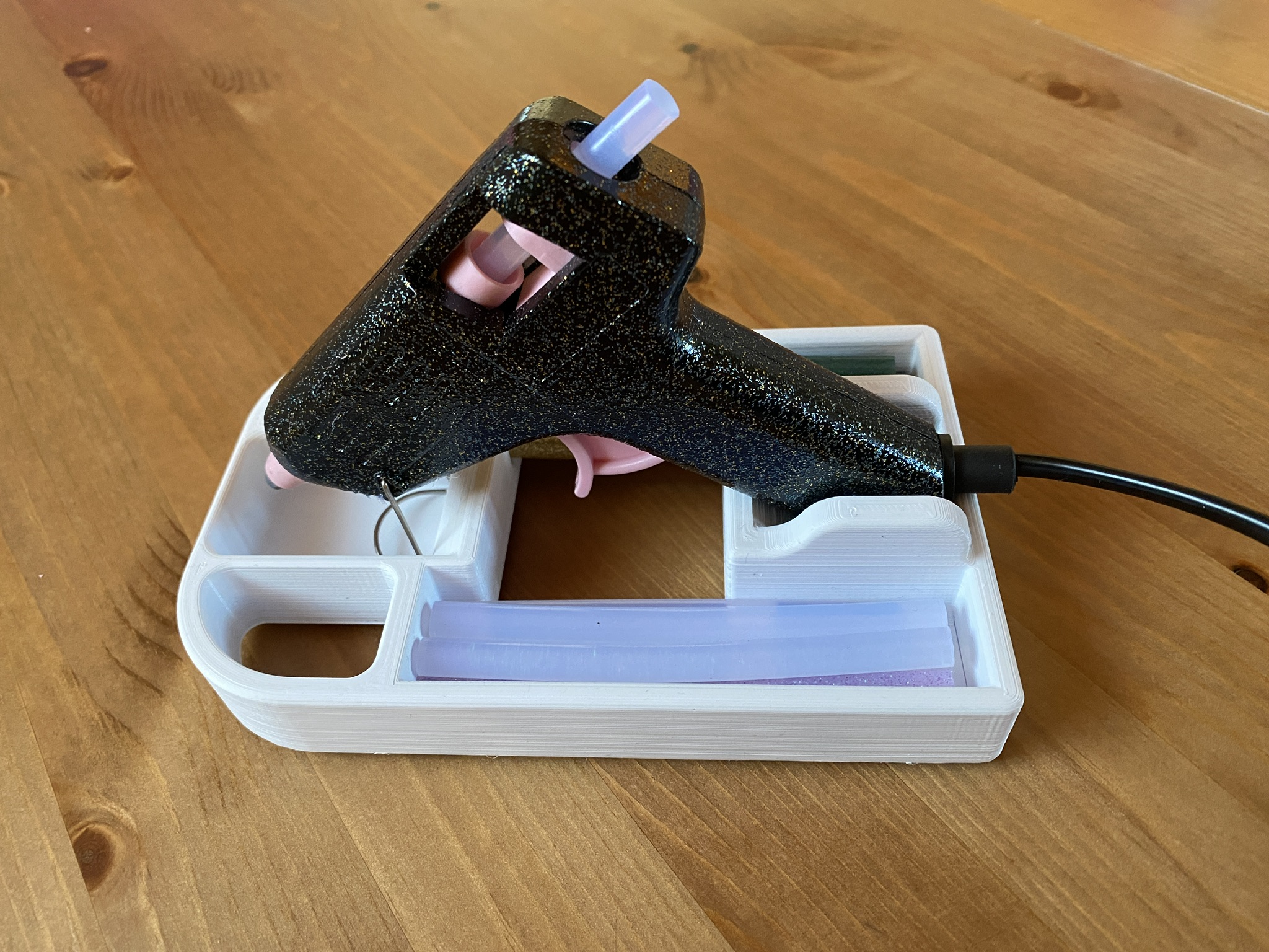 colle pistolet titulaire soutien supporter 3D print model - Mito3D