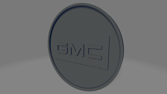 gmc sottobicchiere 3d print model - Mito3D