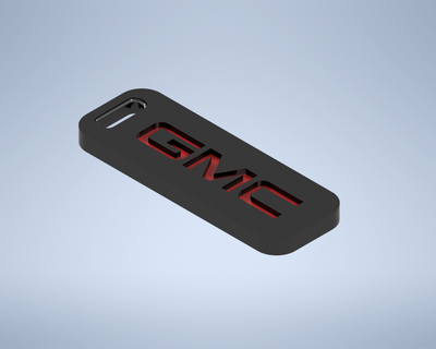 gmc logo emblema llavero coche vehiculo llave Moda diseño 3d print model - Mito3D