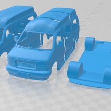 gmc savana kargo kamyonet yf7 tesisatçı 1997 yazdırılabilir oyun şarj etmek yuva ölçülü rc miniz hobi mikro 3d print model - Mito3D