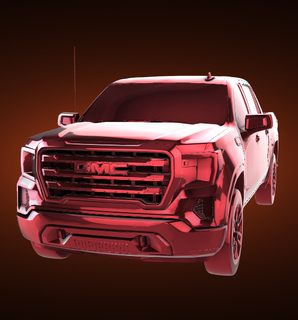 gmc sierra at4 2020 automobile car vehicle rally race sports derby turbo top speed general motors 3d print model - Mito3D