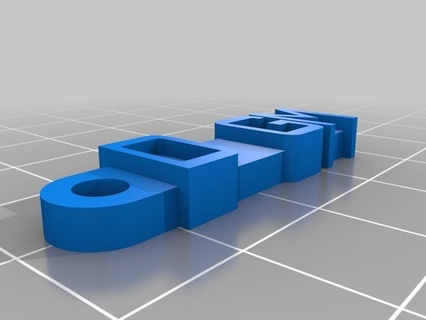 gm personalizado organização 3d print model - Mito3D