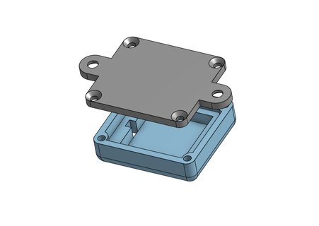 gn-801 enclosure gps case holder mount starline diy 3d print model - Mito3D