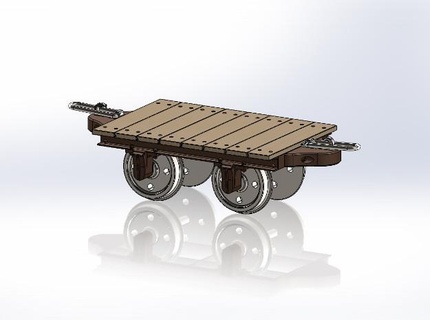 gn15 budget platform car railway 3d print model - Mito3D