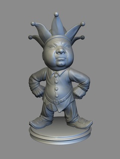 gnome joker gnomo miniatura juguete bufón cifras mifológico 3d print model - Mito3D