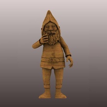 gnome 3d print model - Mito3D