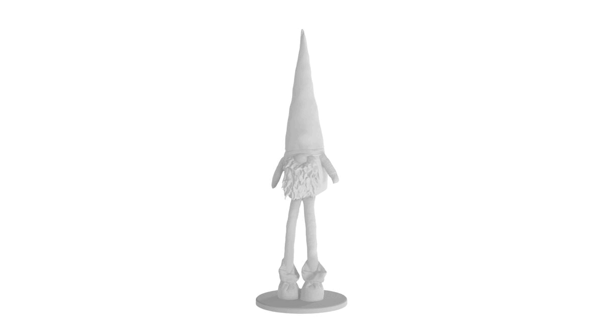 gnome - 2 versions christmas funny santa claus merry rudolf garden decoration 3D print model - Mito3D