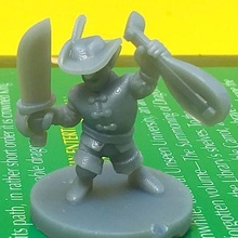 gnomo bardo juego dd dnd mazmorras dragones miniatura miniaturas mesa guerra juguete accesorios 3d print model - Mito3D