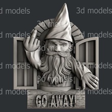 gnome git away2 sanat vcarve talip artcam sihirli kemikler yazıcı 3dmodels 3d print model - Mito3D