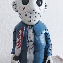 gnome jason voorhees friday 13th halloween decoration statue art office death skull 3d print model - Mito3D