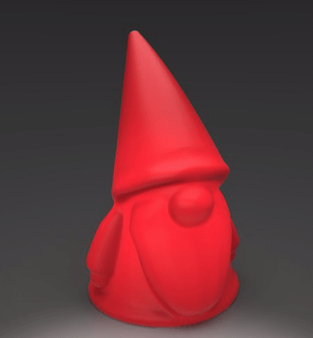 gnome lamp vase 3D print model - Mito3D