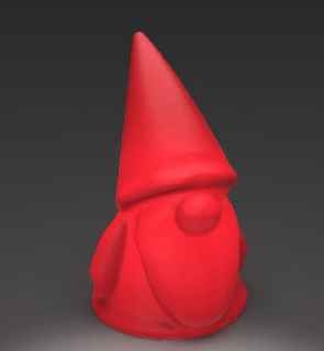 gnome lamp vase 3d print model - Mito3D