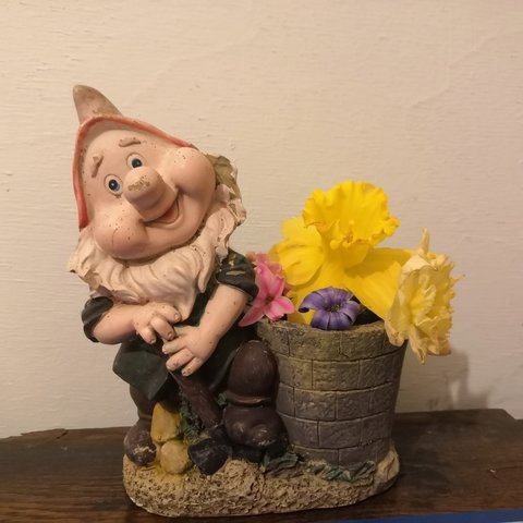 gnome ekici sanat tarar kopyaları bitkiler bitki pot 3D print model - Mito3D