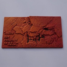gnome plaque inspiré retour oz art nome pierre mur elle le roi 3d print model - Mito3D