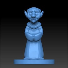 cüce rahip mini oyun 28 mm ejderha zindan d&d dnd minyatür gnome 3d print model - Mito3D