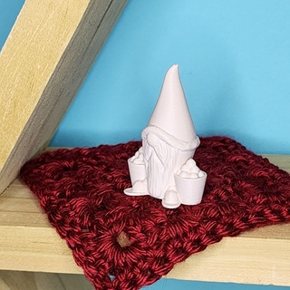 gnome boule neige seaux Accueil maison chapeau barbe hiver 3d print model - Mito3D