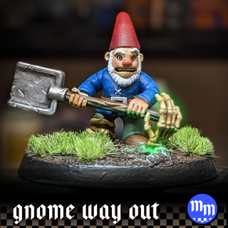 gnome way dnd fantasy halloween spooky skeleton graveyard cemetery d&d dungeons dragons shovel funny 3d print model - Mito3D