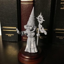 gnomess cleric gnome sorceress mage healer miniature tabletop rpg dnd pathfinder dungeonsanddragons 3d print model - Mito3D