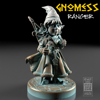 cüce bekçi kadın haydut kız dnd mini minyatür masaüstü rpg zandoria 3d print model - Mito3D