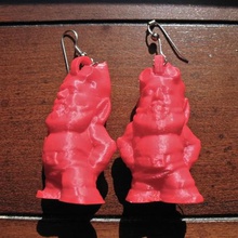gnomey buser orecchini gioielli digitalizzatore remix mashup 3d print model - Mito3D