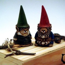 gnomie büyükleri sanat aile fantezi gnome büyükanne Dede büyükannesi heykeller 3d print model - Mito3D