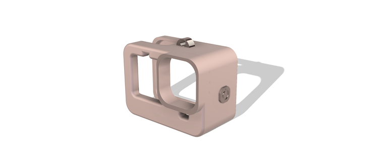 go pro case 9 10 11 12 camera fpv drone video mount fy action 3d print model - Mito3D