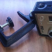 go pro desk holder gadget camera gopro mount 3d print model - Mito3D