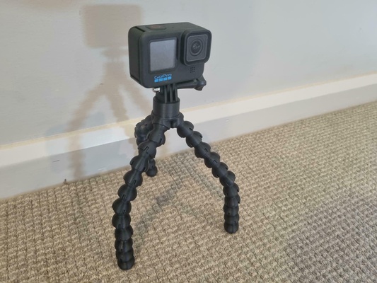 go pro flexi stand gopro handle film filming video camera accessories mount 3d print model - Mito3D