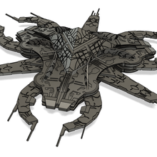 goa 39 uld shu tak clase nave nodriza goauld shutak ciencia ficción sg 1 astronave Stargate vehiculos 3d print model - Mito3D