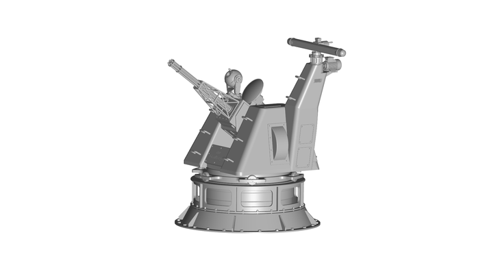 goalkeeper cannon turret game howitzer tank canon rocket launcher anti 3d print model - Mito3D