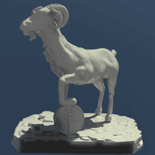 goat game animals cnc 3dprintable 3dprint 3dmodel 3d print model - Mito3D